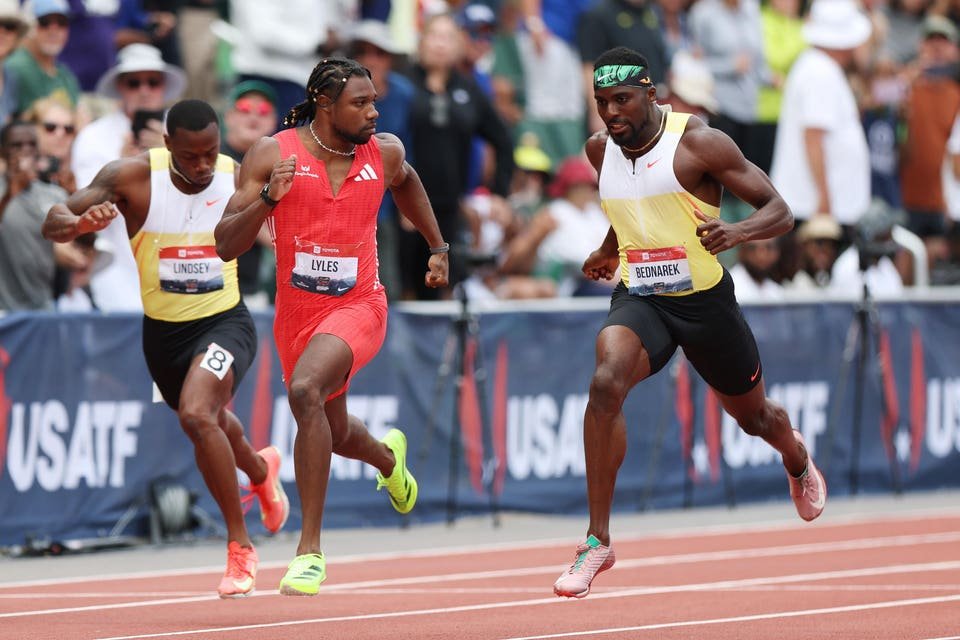 noah lyles wins 200m title at the 2025 usa track and field championships