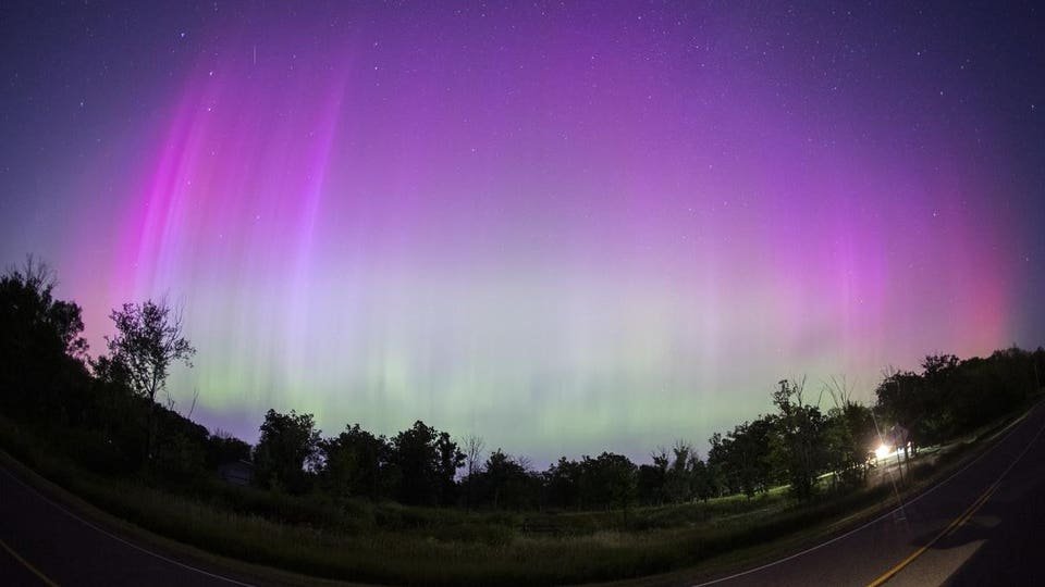 northern lights forecast: these 7 states might view aurora borealis tonight