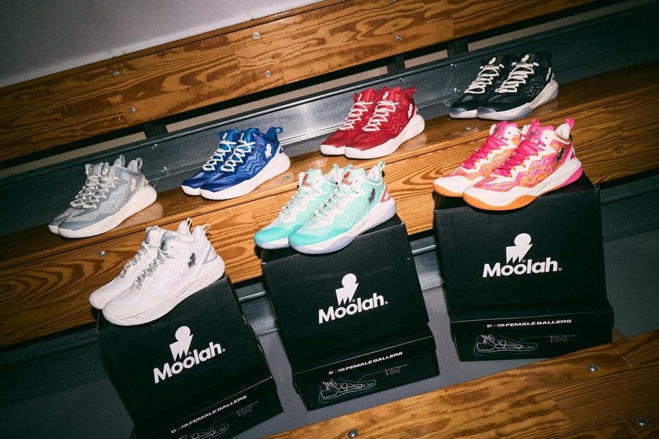 moolah kicks challenging shoe giants with wnba’s courtney williams
