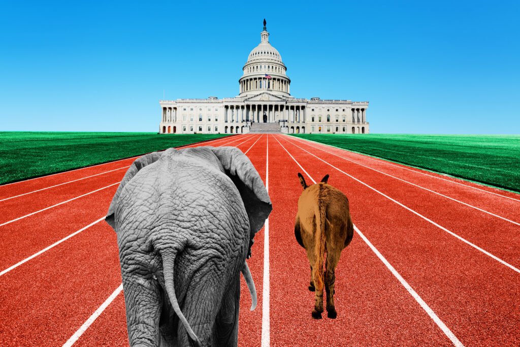 democrats work to transcend weak party brand by exploiting trump's problems