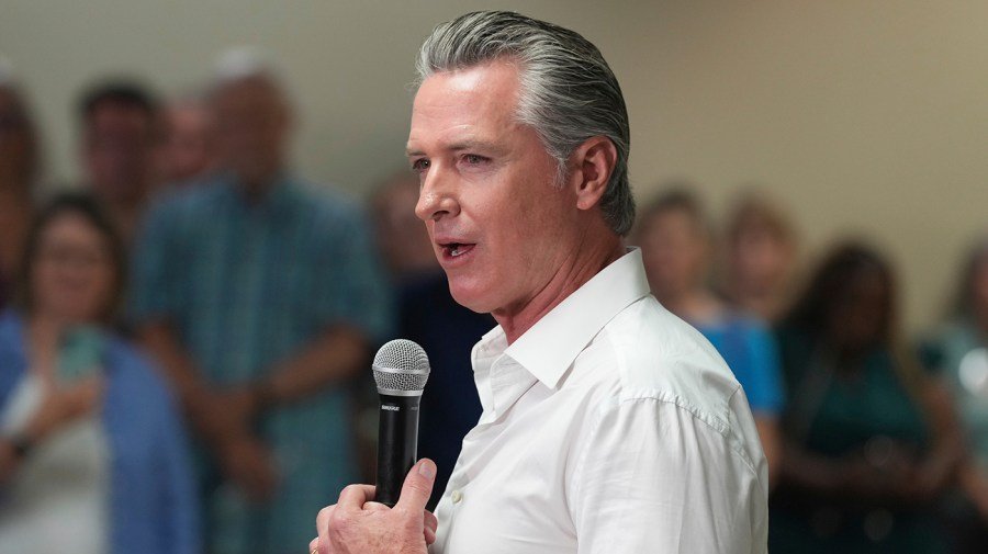 watch live: newsom discusses redistricting