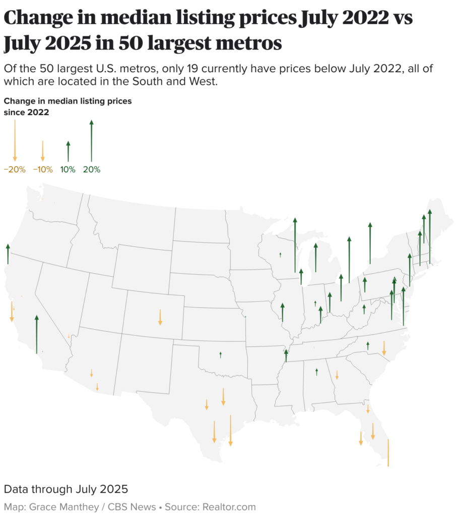 u.s. home prices are dropping the most in these regions