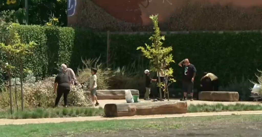 how green spaces can help get kids outside and keep them cool
