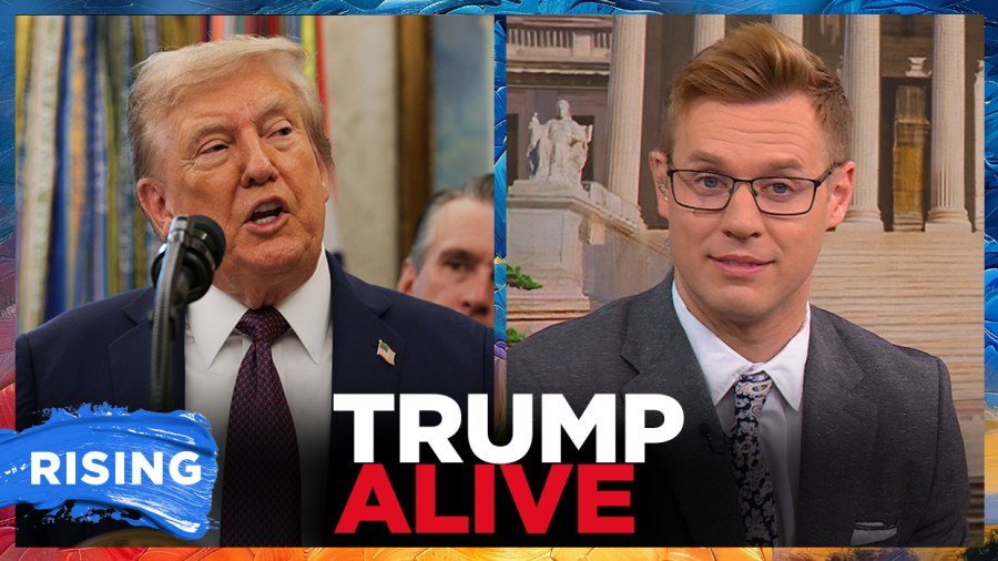 trump confirms trump not dead, despite liberal apoplexy 
