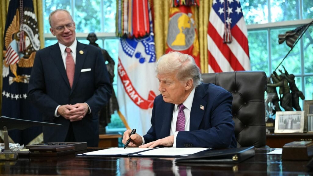 trump signs order renaming pentagon 'department of war'